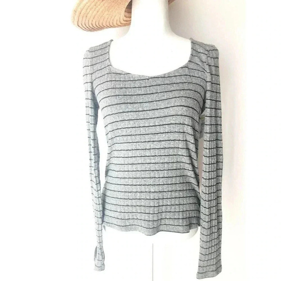 Pst Los Angeles Grey striped top Size XL X-Large - Picture 2 of 5